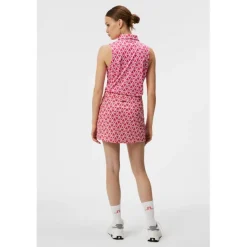 J. Lindeberg Amelie Golf Print Skort Regular Golf Apparel
