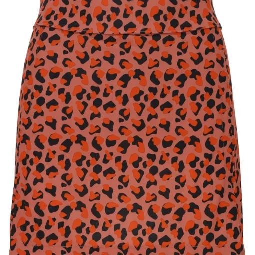 J. Lindeberg Amelie Mid Golf Print Skort Regular Golf Apparel