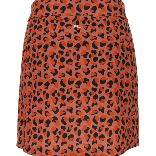 J. Lindeberg Amelie Mid Golf Print Skort Regular Golf Apparel