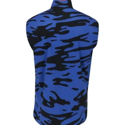 J. Lindeberg Ash Light Packable Print Outerwear Vest Golf Apparel