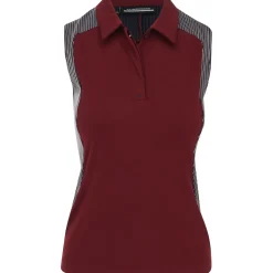 J. Lindeberg Betsy Sleeveless Shirt Polo Short Sleeve Golf Apparel