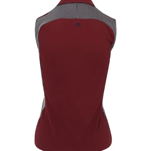 J. Lindeberg Betsy Sleeveless Shirt Polo Short Sleeve Golf Apparel