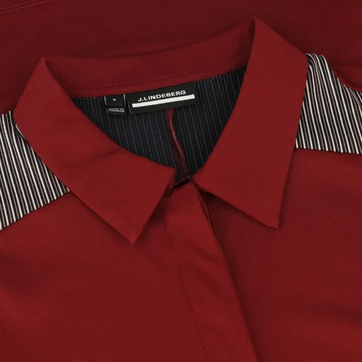 J. Lindeberg Betsy Sleeveless Shirt Polo Short Sleeve Golf Apparel