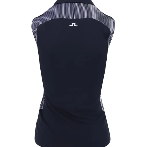 J. Lindeberg Betsy Sleeveless Shirt Polo Short Sleeve Golf Apparel