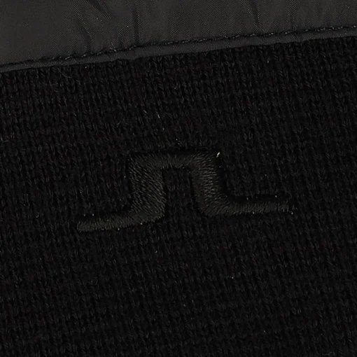 J. Lindeberg Bridge Knitted Hybrid Sweater Full Zip Golf Apparel