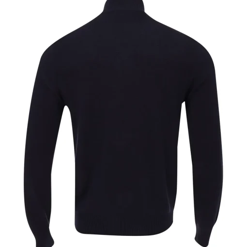 J. Lindeberg Bridge Knitted Hybrid Sweater Full Zip Golf Apparel