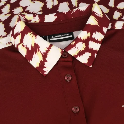 J. Lindeberg Cara Shirt Polo Short Sleeve Golf Apparel