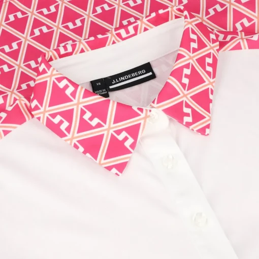 J. Lindeberg Cara Shirt Polo Short Sleeve Golf Apparel