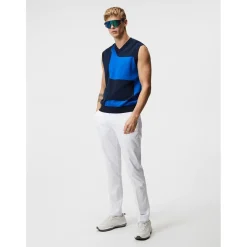 J. Lindeberg Davis Knitted V-neck Sweater Vest Golf Apparel