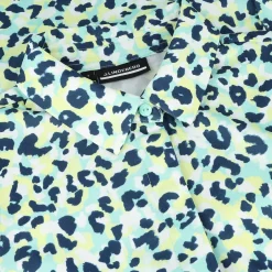 J. Lindeberg Dena Print Sleeveless Shirt Polo Short Sleeve Golf Apparel