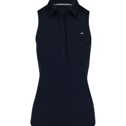 J. Lindeberg Dena Sleeveless Shirt Polo Short Sleeve Golf Apparel