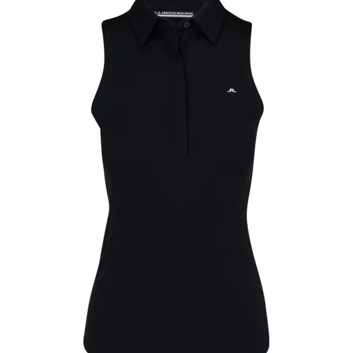 J. Lindeberg Dena Sleeveless Shirt Polo Short Sleeve Golf Apparel