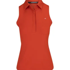 J. Lindeberg Dena Sleeveless Shirt Polo Short Sleeve Golf Apparel