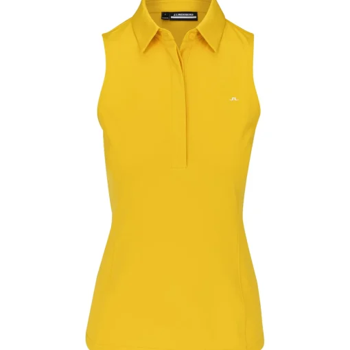 J. Lindeberg Dena Sleeveless Shirt Polo Short Sleeve Golf Apparel