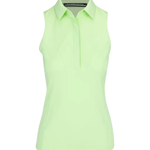 J. Lindeberg Dena Sleeveless Shirt Polo Short Sleeve Golf Apparel