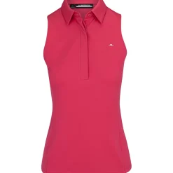 J. Lindeberg Dena Sleeveless Shirt Polo Short Sleeve Golf Apparel