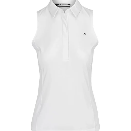 J. Lindeberg Dena Sleeveless Shirt Polo Short Sleeve Golf Apparel