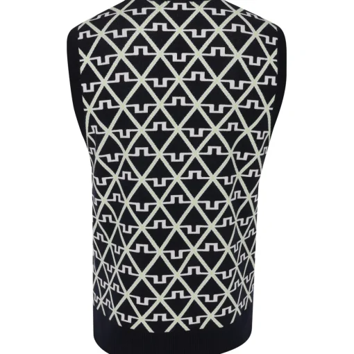 J. Lindeberg Elian Knitted Sweater Vest Golf Apparel