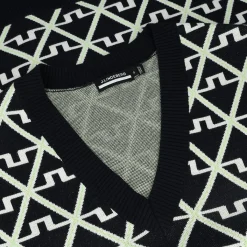 J. Lindeberg Elian Knitted Sweater Vest Golf Apparel