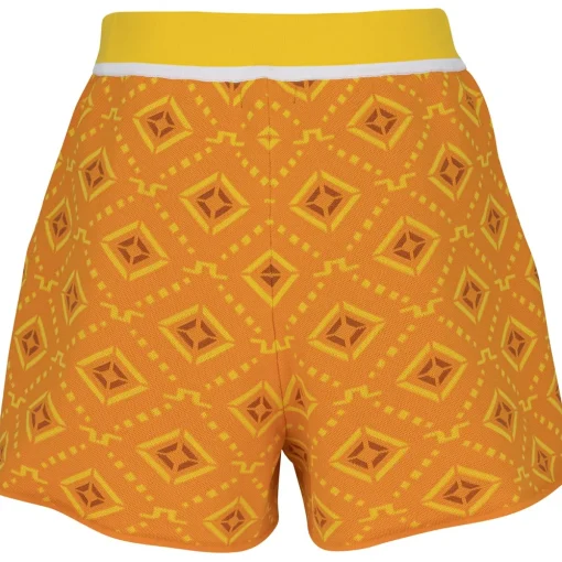 J. Lindeberg Flare Knitted Shorts Flat Front Golf Apparel