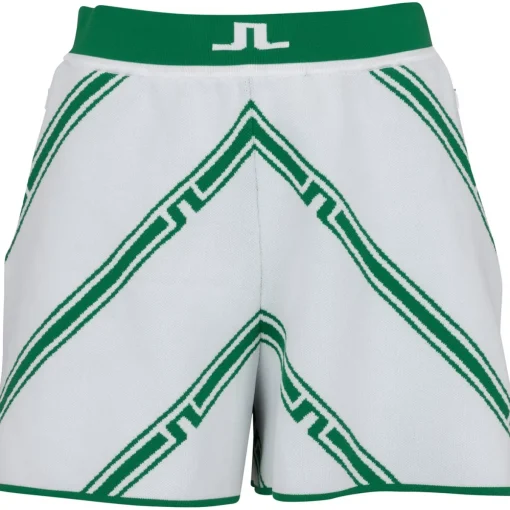 J. Lindeberg Flare Knitted Shorts Flat Front Golf Apparel