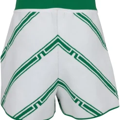 J. Lindeberg Flare Knitted Shorts Flat Front Golf Apparel