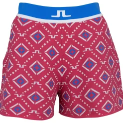 J. Lindeberg Flare Knitted Shorts Flat Front Golf Apparel