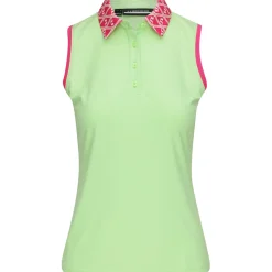 J. Lindeberg GiGi Sleeveless Shirt Polo Short Sleeve Golf Apparel