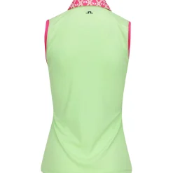 J. Lindeberg GiGi Sleeveless Shirt Polo Short Sleeve Golf Apparel