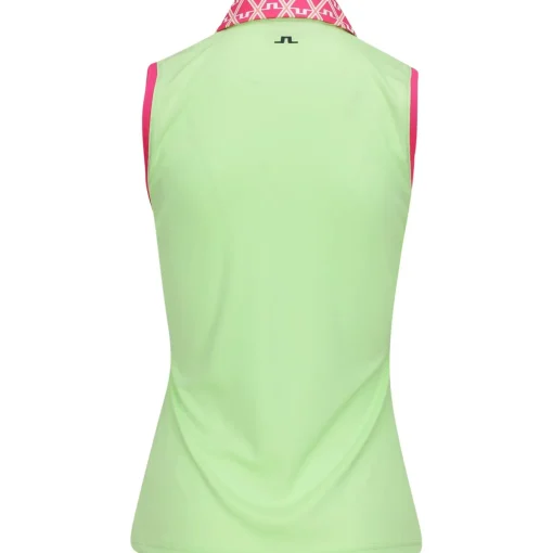 J. Lindeberg GiGi Sleeveless Shirt Polo Short Sleeve Golf Apparel