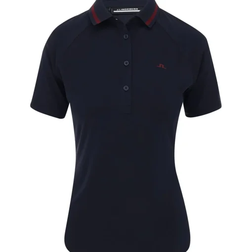 J. Lindeberg Gunilla Shirt Polo Short Sleeve Golf Apparel