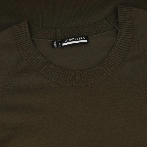 J. Lindeberg Gusten Knitted Sweater Crew Golf Apparel