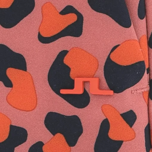 J. Lindeberg Gwen Printed Golf Shorts Flat Front Golf Apparel