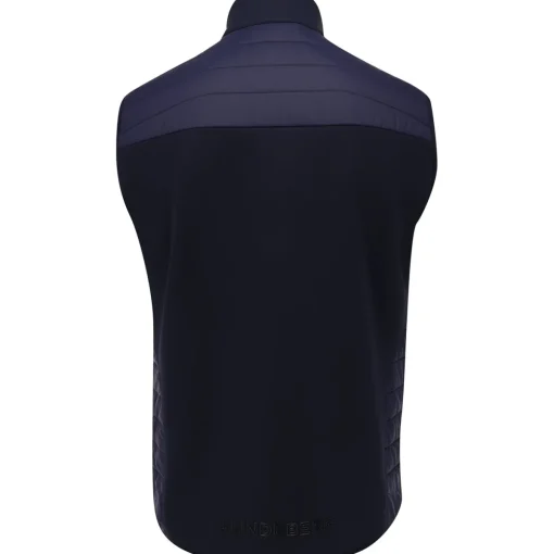 J. Lindeberg Holden Quilt Hybrid Outerwear Vest Golf Apparel