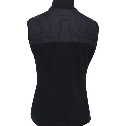 J. Lindeberg Holma Quilt Hybrid Outerwear Vest Golf Apparel