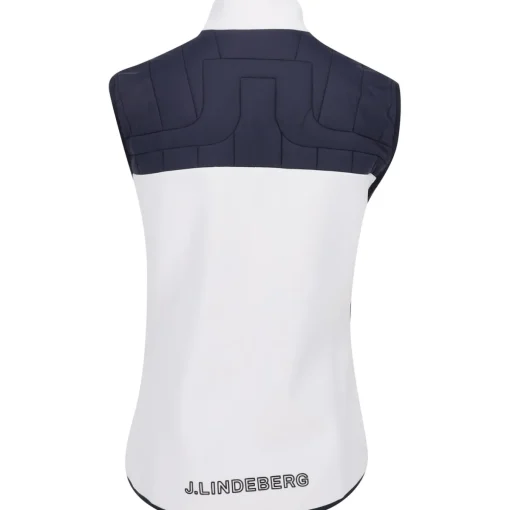 J. Lindeberg Holma Quilt Hybrid Outerwear Vest Golf Apparel
