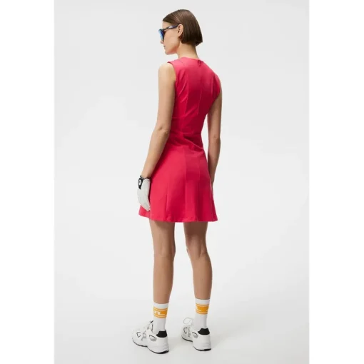 J. Lindeberg Jasmin Dress Polo Short Sleeve Golf Apparel