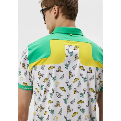 J. Lindeberg Jeff NYC Shirt Polo Short Sleeve Golf Apparel