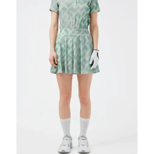 J. Lindeberg Jolie 3D Print Golf Skort Regular Golf Apparel