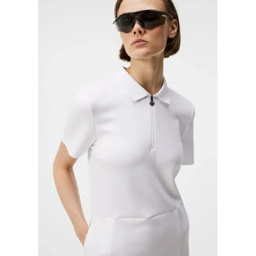 J. Lindeberg Kanai Dress Polo Short Sleeve Golf Apparel