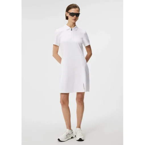 J. Lindeberg Kanai Dress Polo Short Sleeve Golf Apparel