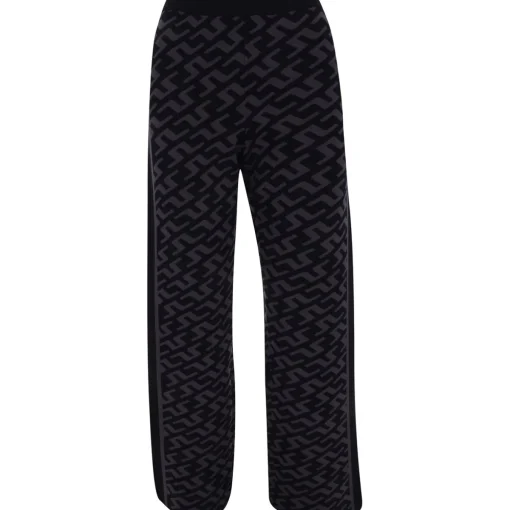 J. Lindeberg Kera Knitted Pants Flat Front Golf Apparel
