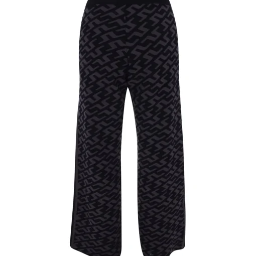 J. Lindeberg Kera Knitted Pants Flat Front Golf Apparel