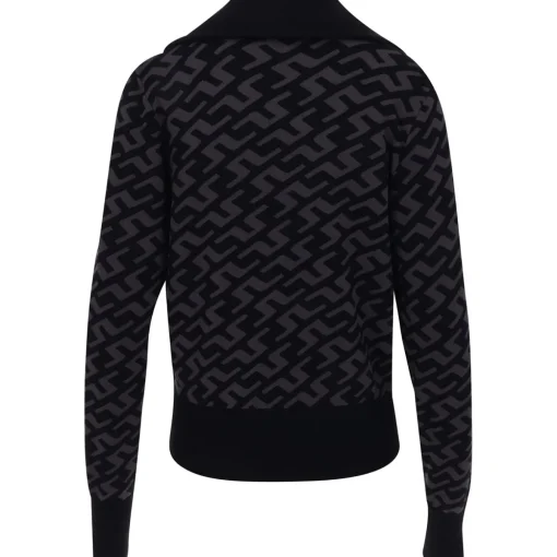 J. Lindeberg Kerla Knitted Zip Sweater Pullover Golf Apparel