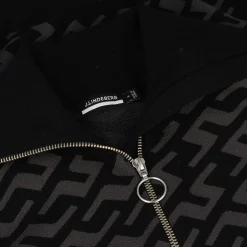 J. Lindeberg Kerla Knitted Zip Sweater Pullover Golf Apparel