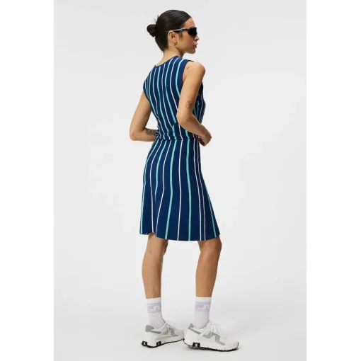 J. Lindeberg Kijana Knitted Dress Polo Short Sleeve Golf Apparel