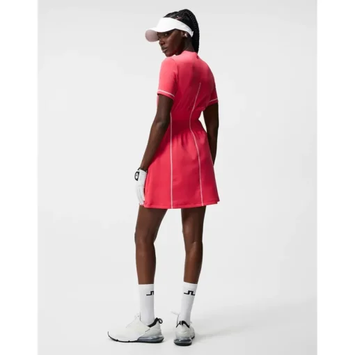 J. Lindeberg Krystal Dress Polo Short Sleeve Golf Apparel