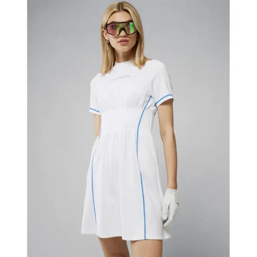 J. Lindeberg Krystal Dress Polo Short Sleeve Golf Apparel