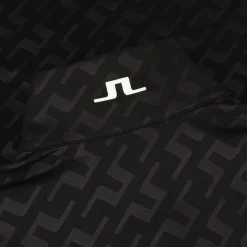 J. Lindeberg Lauryn Deboss Midlayer Outerwear Pullover Golf Apparel