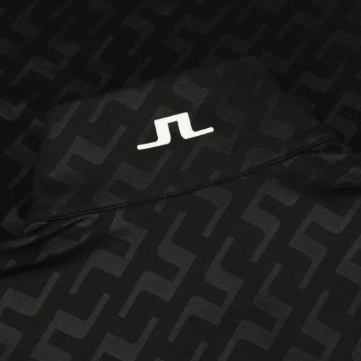 J. Lindeberg Lauryn Deboss Midlayer Outerwear Pullover Golf Apparel